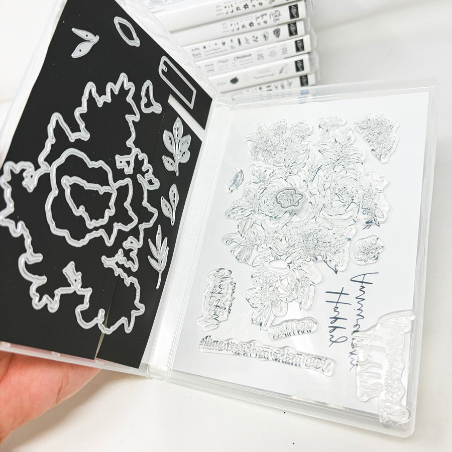 Greetings Themed Stampin’ Up Cling Stamp Sets