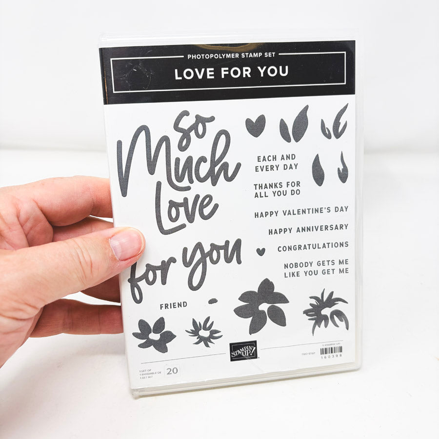 Greetings Themed Stampin’ Up Cling Stamp Sets