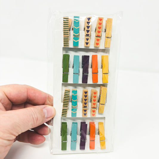Stampin' Up In Color Printed Clothespins