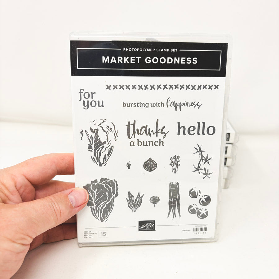 Greetings Themed Stampin’ Up Cling Stamp Sets