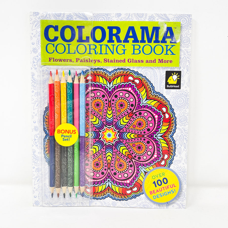 Colorama Coloring Book with Pencils