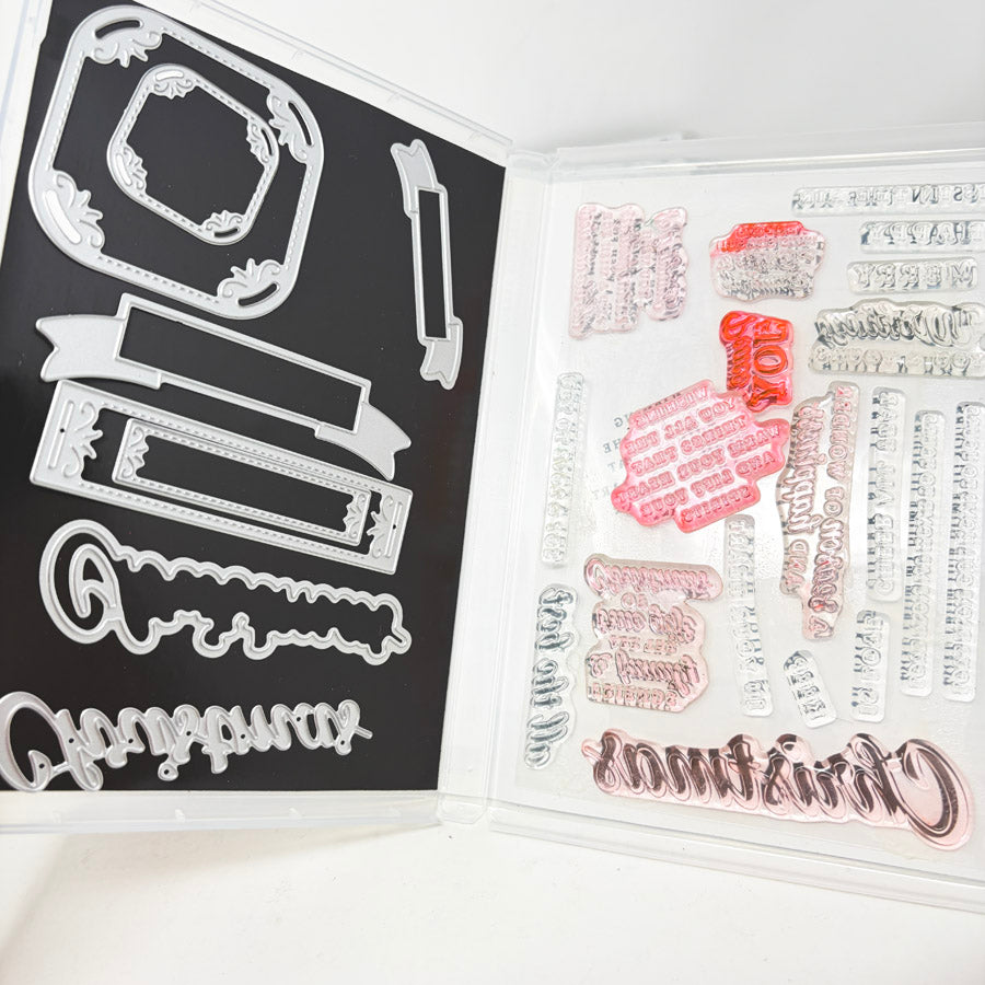 Greetings Themed Stampin’ Up Cling Stamp Sets