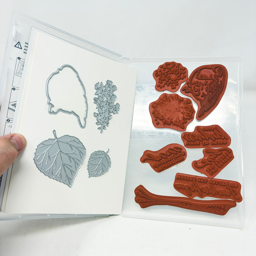 Greetings Themed Stampin’ Up Cling Stamp Sets