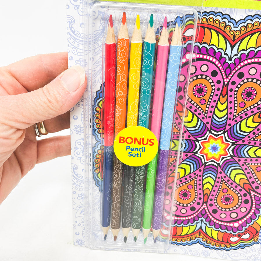 Colorama Coloring Book with Pencils