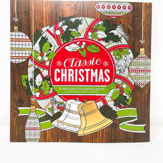 Classic Christmas Holiday Coloring Book