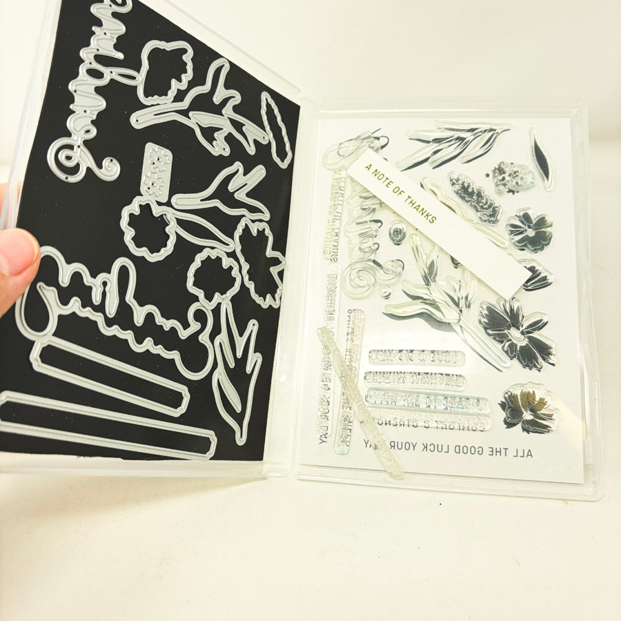 Greetings Themed Stampin’ Up Cling Stamp Sets