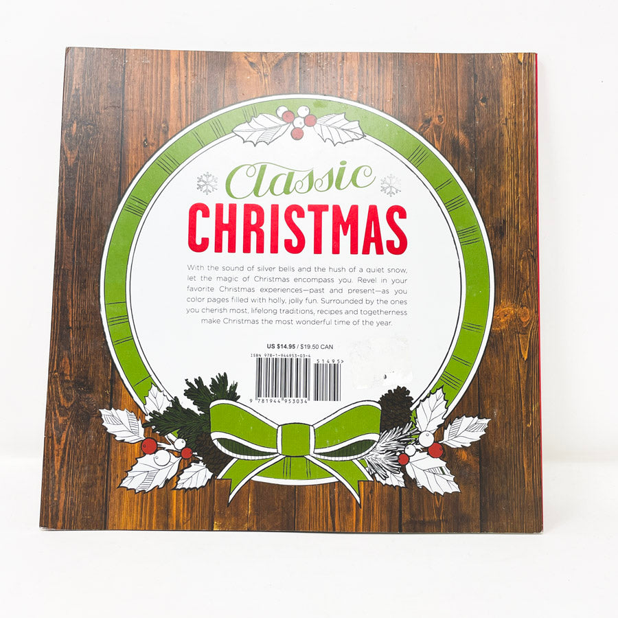 Classic Christmas Holiday Coloring Book