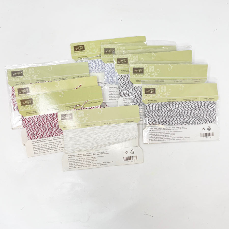 Bundle of Stampin' Up Bakery Twine (9)