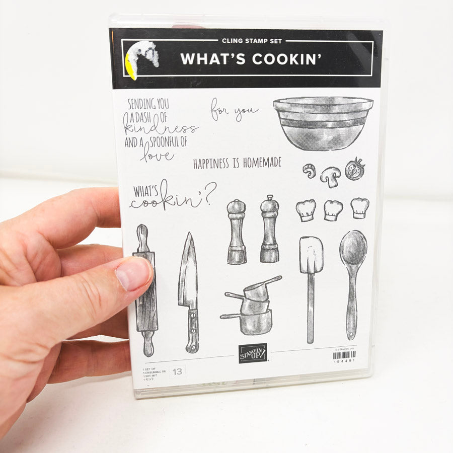 Greetings Themed Stampin’ Up Cling Stamp Sets