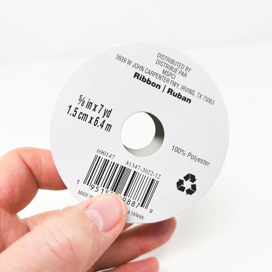 5/8" Celebrate It Red Satin Ribbon