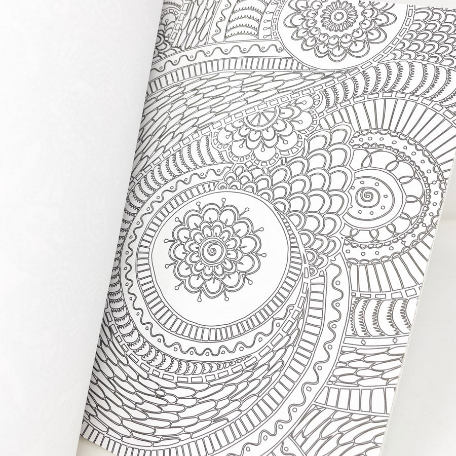 Mehndi Coloring for Artists Coloring Book