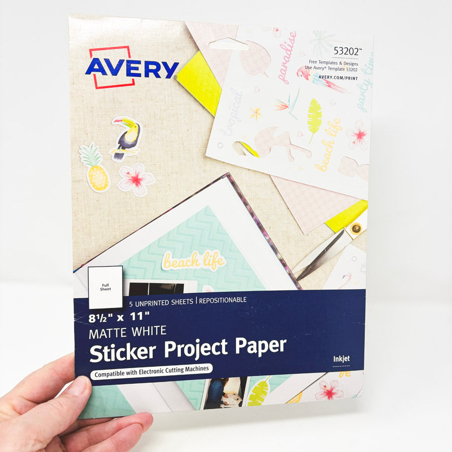 Avery - Sticker Project Paper #53202