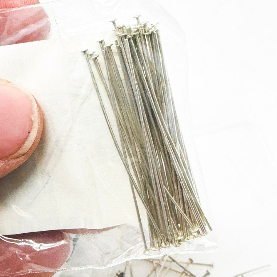 Rio Grande Sterling Silver Head Pin Bundle