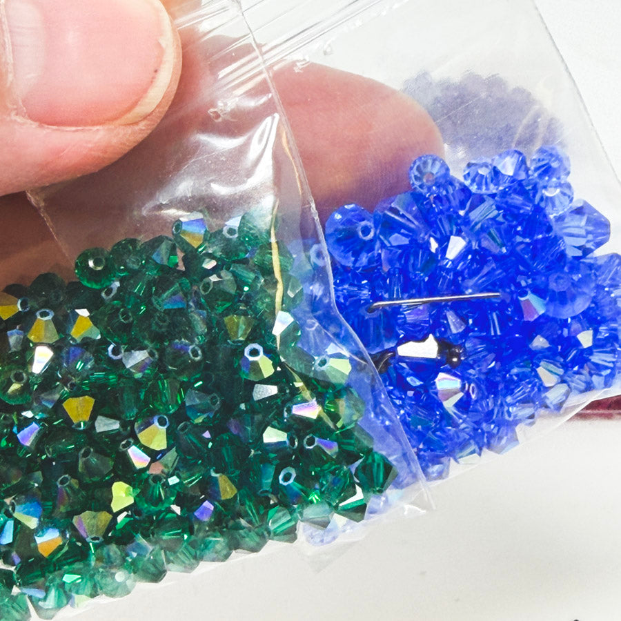 Swarovski Crystal 5301 Bicones – Mixed Colors
