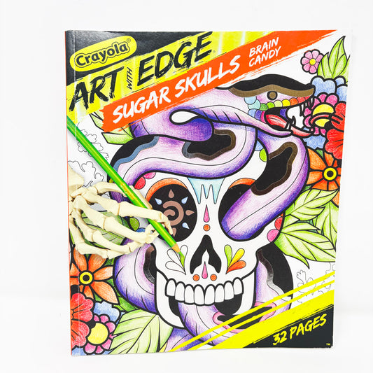 Crayola Sugar Skulls Brain Candy Coloring Book