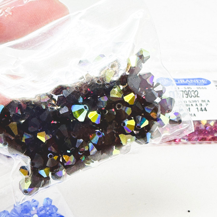 Swarovski Crystal 5301 Bicones – Mixed Colors