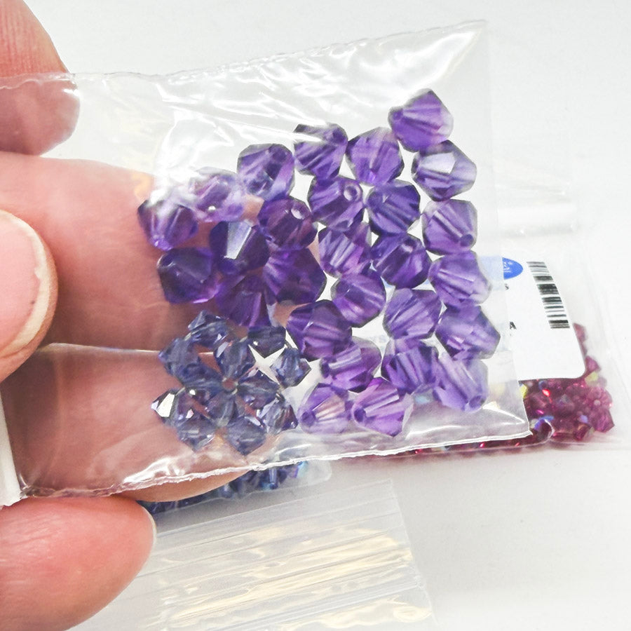 Swarovski Crystal 5301 Bicones – Mixed Colors