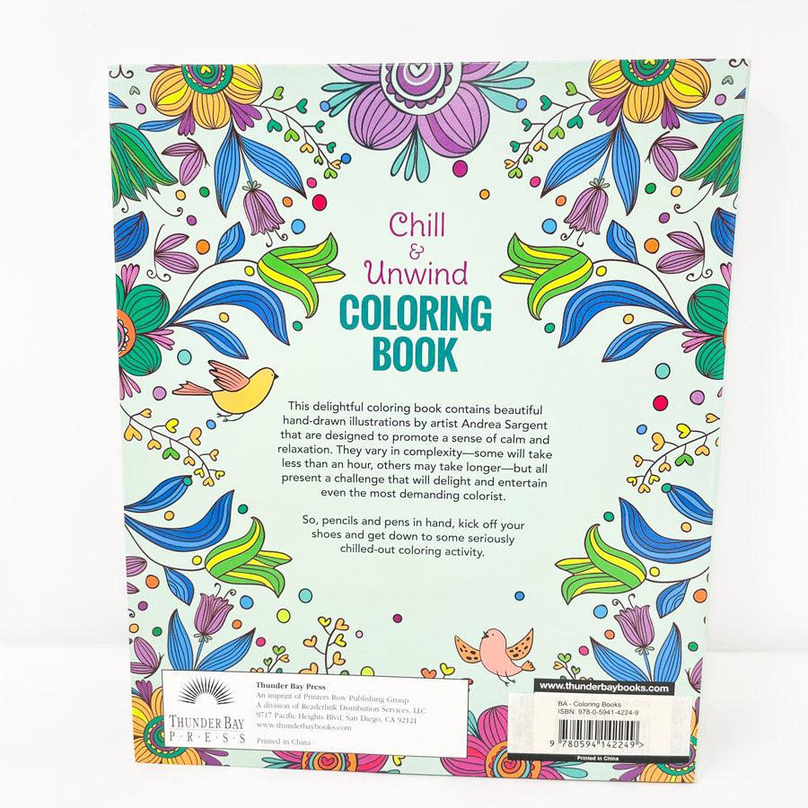 Chill & Unwind Coloring Book