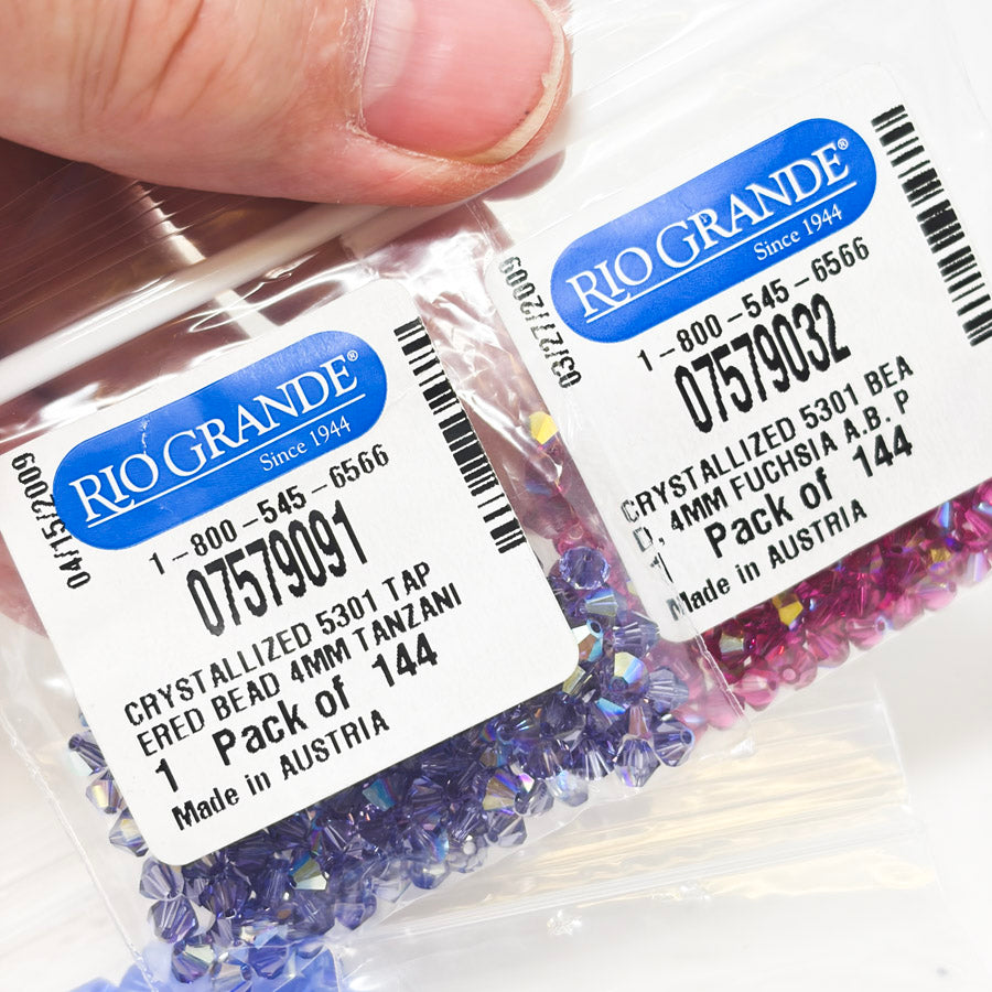 Swarovski Crystal 5301 Bicones – Mixed Colors