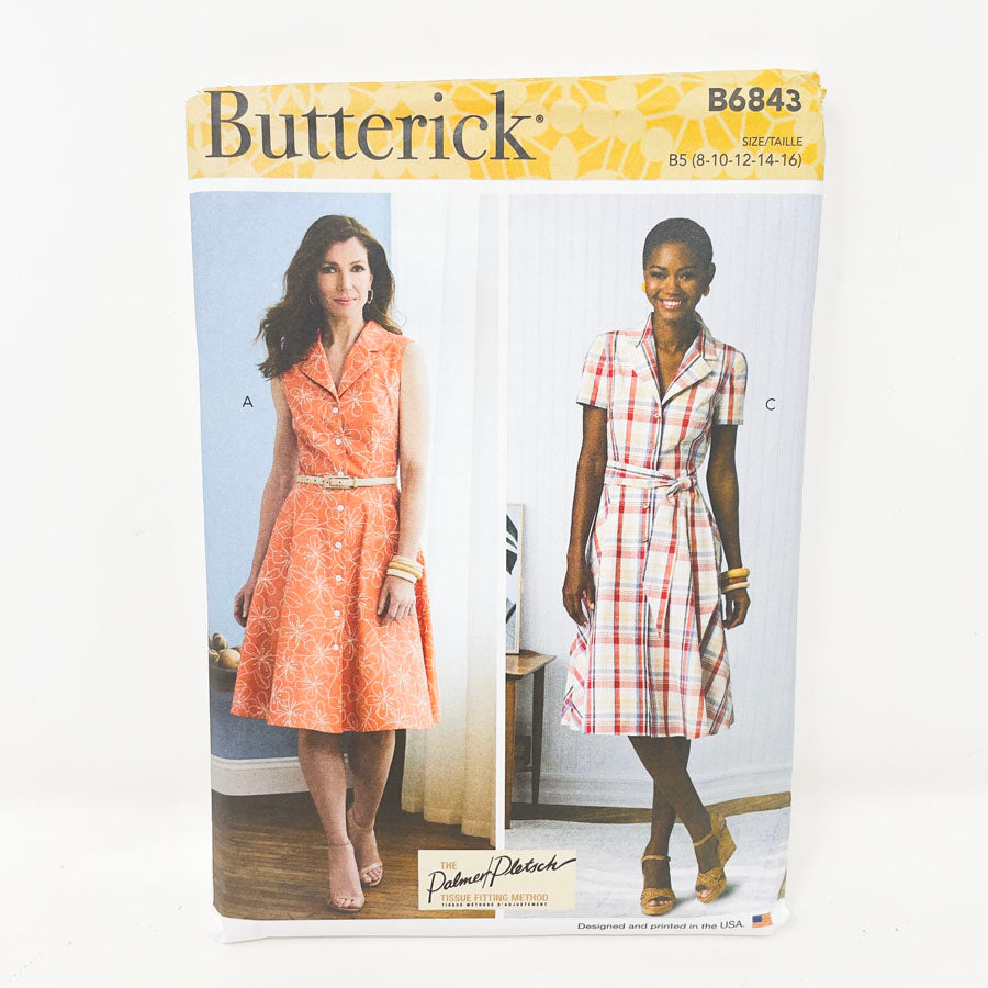 B6843 Dress Pattern (8-16)- Butterick - 2021