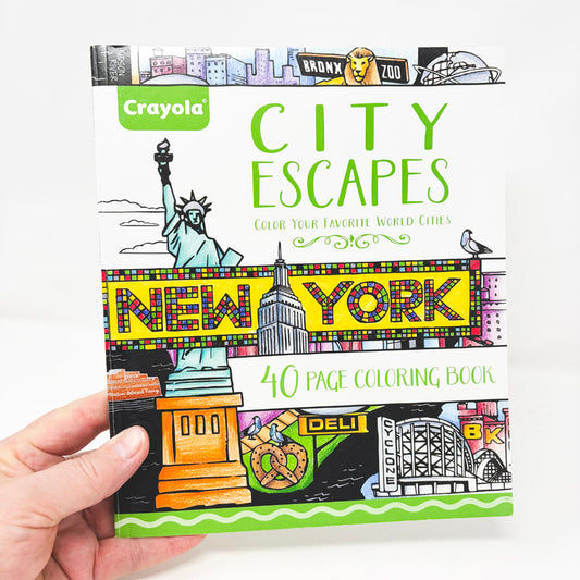 Crayola City Escapes Coloring Book
