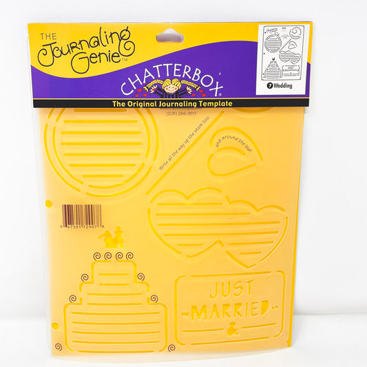 Chatterbox Journaling Genie Template - Wedding