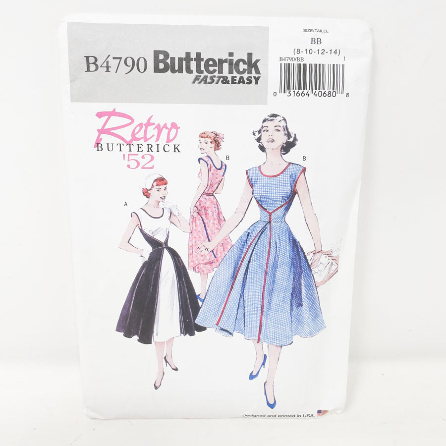 B4790 Dress Pattern (6-14)- Butterick - 1950s (New)