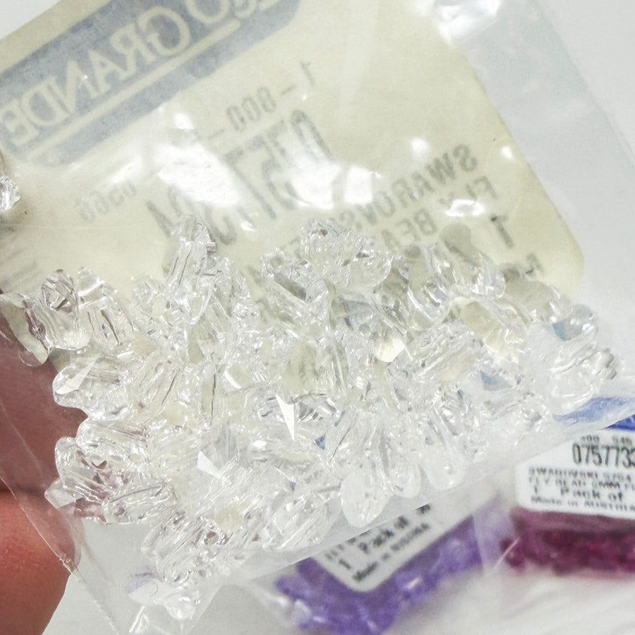 Swarovski Crystal Butterfly Beads, 6 mm