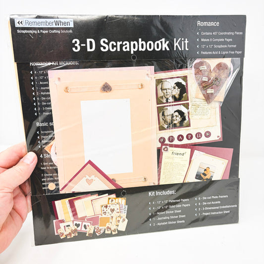 Remember When Romance 3-D Scrapbook Kit
