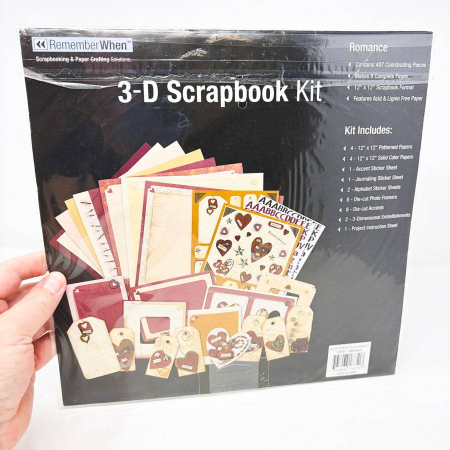 Remember When Romance 3-D Scrapbook Kit