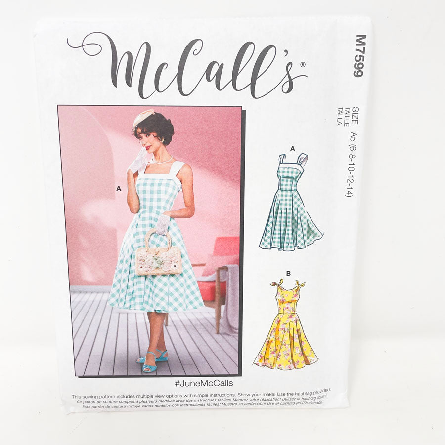 M7599 Dress Pattern (6-14)- McCall's - 2020