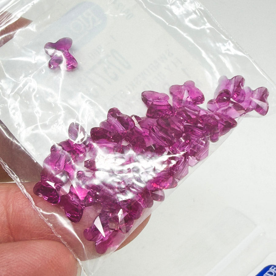 Swarovski Crystal Butterfly Beads, 6 mm
