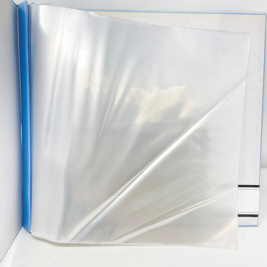 Colorbok 12" x 12" Light Blue Fabric Scrapbook (damage)