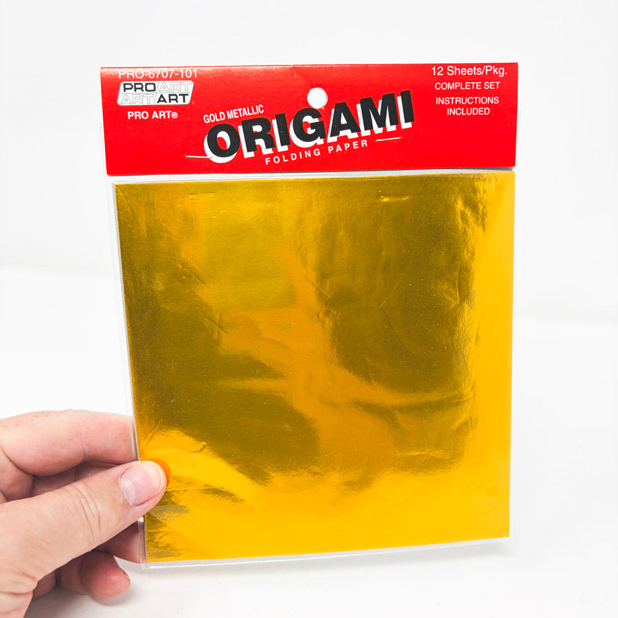 Pro Art Gold Metallic Origami Paper