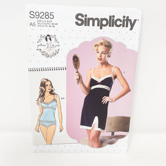 S9285 Camisole Pattern (6-14)- Simplicity Patterns by Gertie - 2021