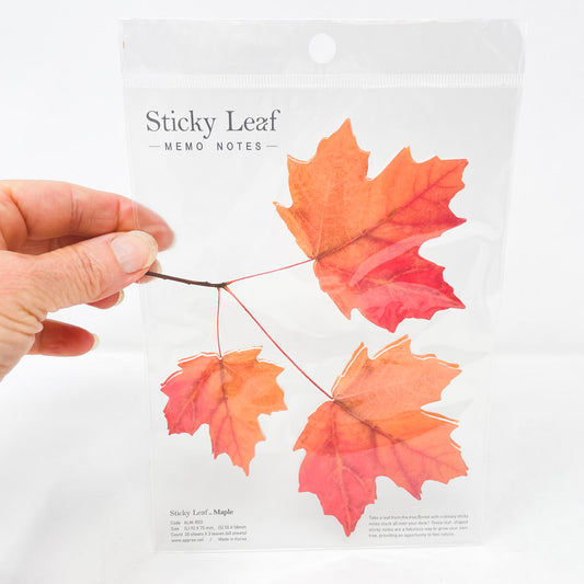 Sticky Leaf Maple Memo Notes