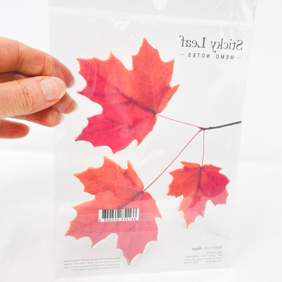 Sticky Leaf Maple Memo Notes