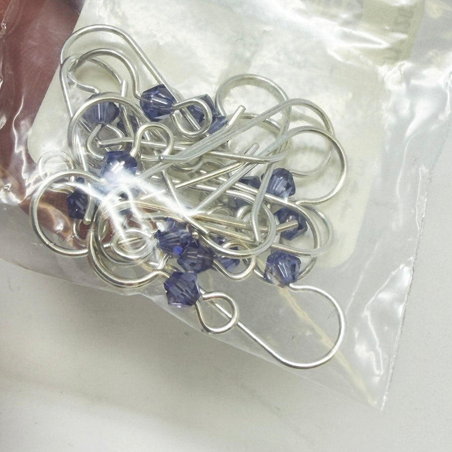 Rio Grande Sterling Silver Earwire .032" with 4 mm Swarovski Tanz Crystal