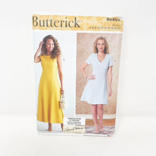 B6850 Dress Pattern (6-22)- Butterick- 2021