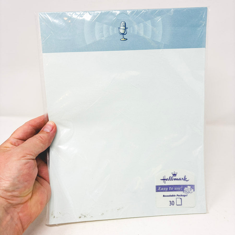 Microphone - Hallmark Designed Paper Pack