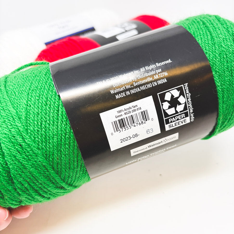 Mainstays Acrylic Yarn 7oz Skein