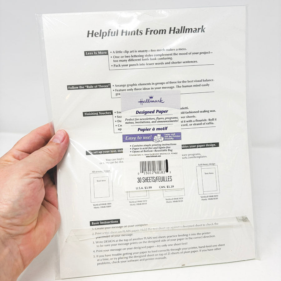 Microphone - Hallmark Designed Paper Pack