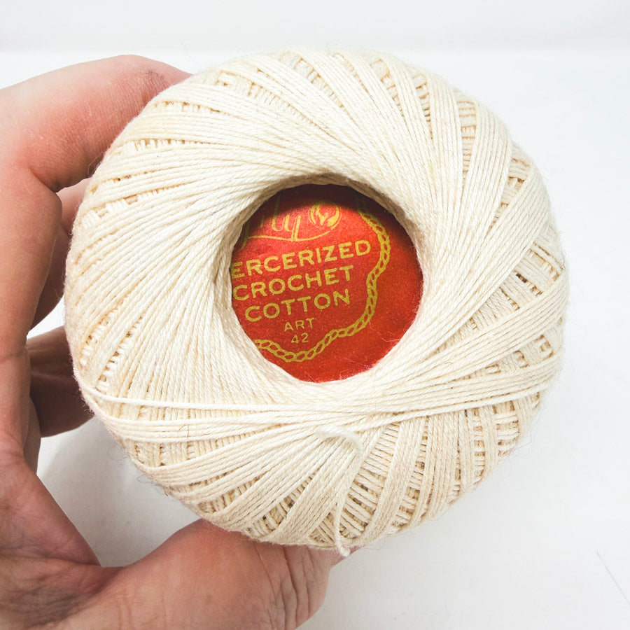 Lily Mercerized Crochet Cotton – Natural