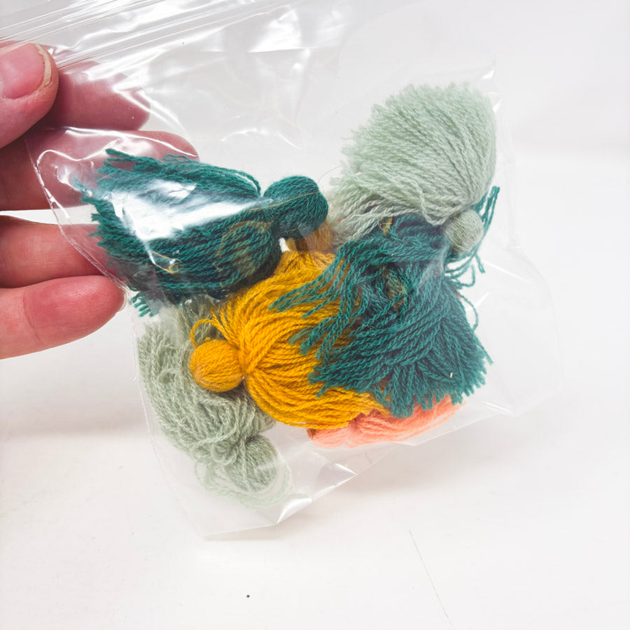 Bundle of Yarn Tassles
