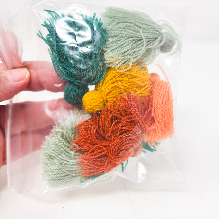 Bundle of Yarn Tassles