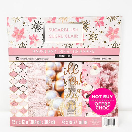Recollections 12" x 12" Paper Pad - Sugarblush
