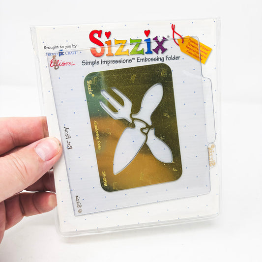 Sizzix Garden Tools Brass Embossing Folder