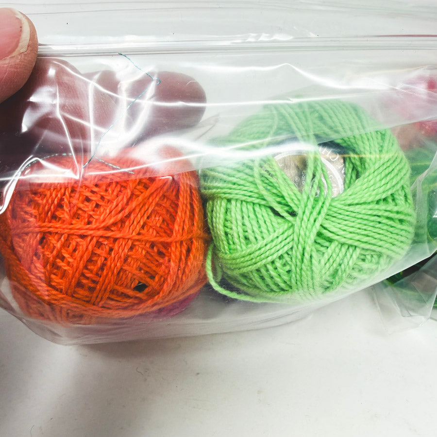 Assorted Four Packs of Pearl Cotton Embroidery Thread