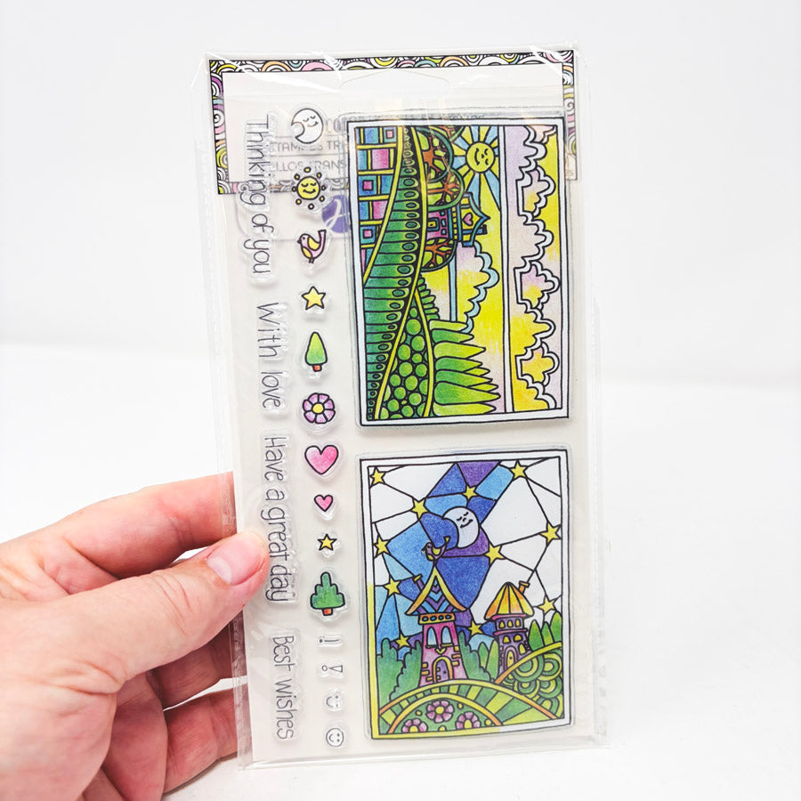 Hampton Art Angela Porter Coloring Clear Stamp Sets