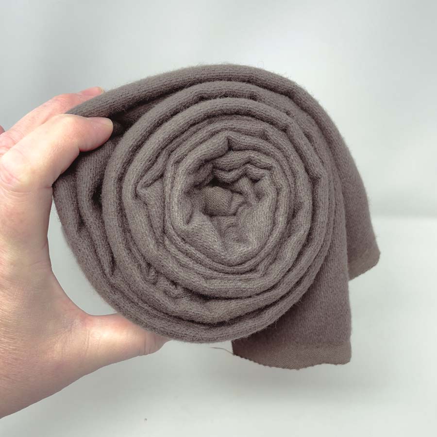 Brown Wool Fabric - 6+ Yards